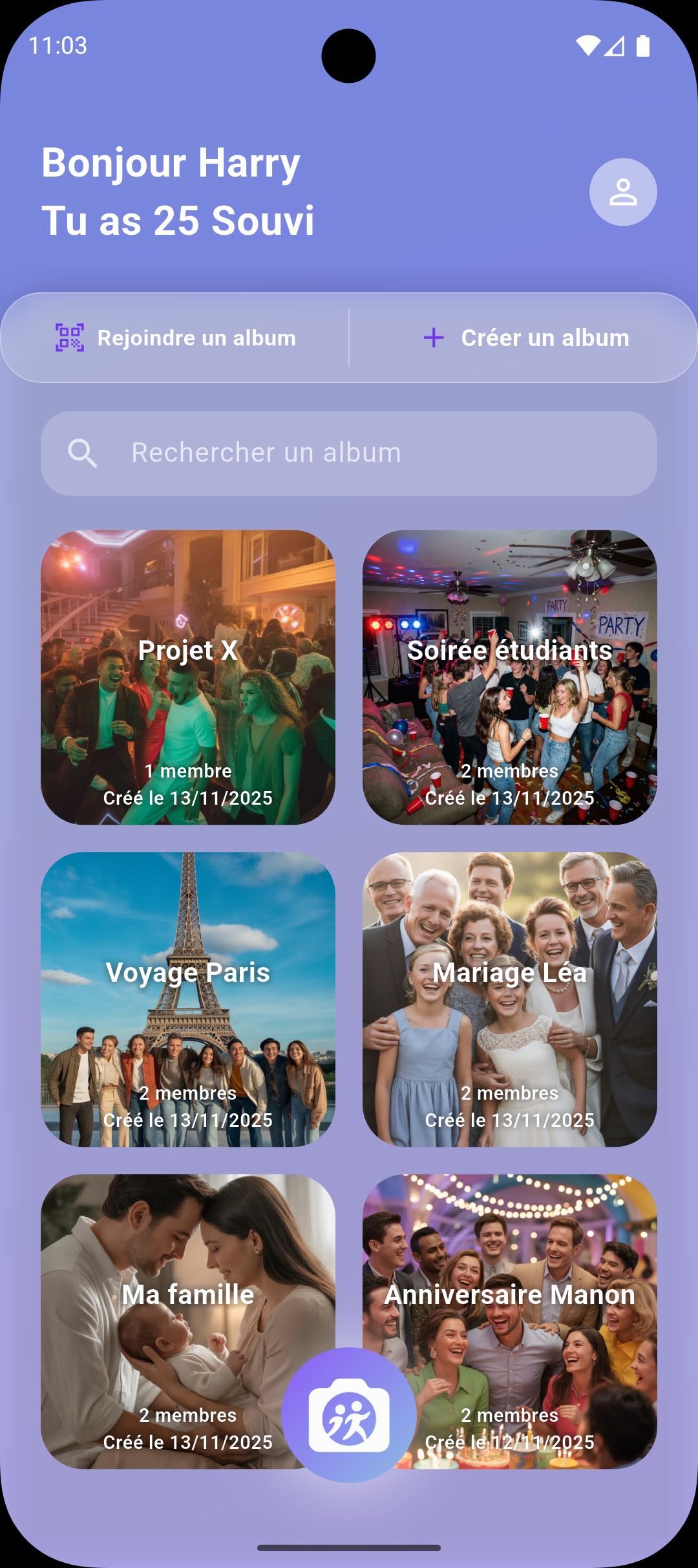 Souvi App Screenshot
